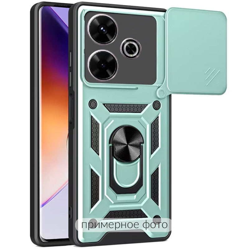 Ударостійкий чохол Camshield Serge Ring на Xiaomi Redmi 15C (Europe version) (Зелений)