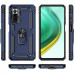 Фото Ударостійкий чохол Serge Ring for Magnet на Xiaomi Redmi Note 10 Pro / 10 Pro Max (Темно синій) на vchehle.ua
