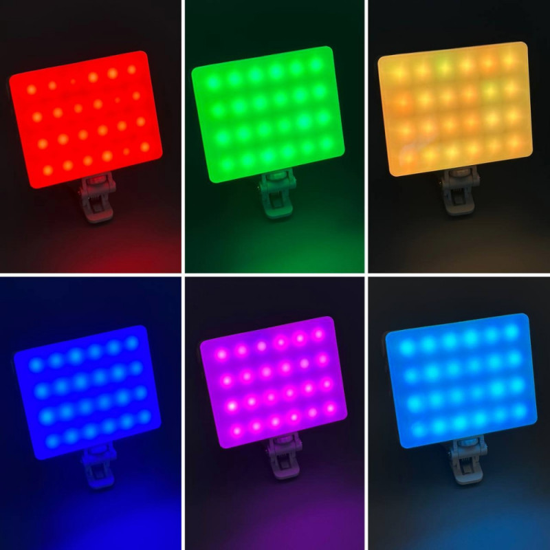 Видеосвет MJ-06 RGB magnetic 1000mAh 3000-7000K (11*9см) (White) в магазине vchehle.ua