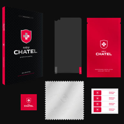 Фото Захисне 3D скло NEU Chatel Crystal на Apple iPhone 14 Pro Max / 15 Plus (6.7") в маназині vchehle.ua