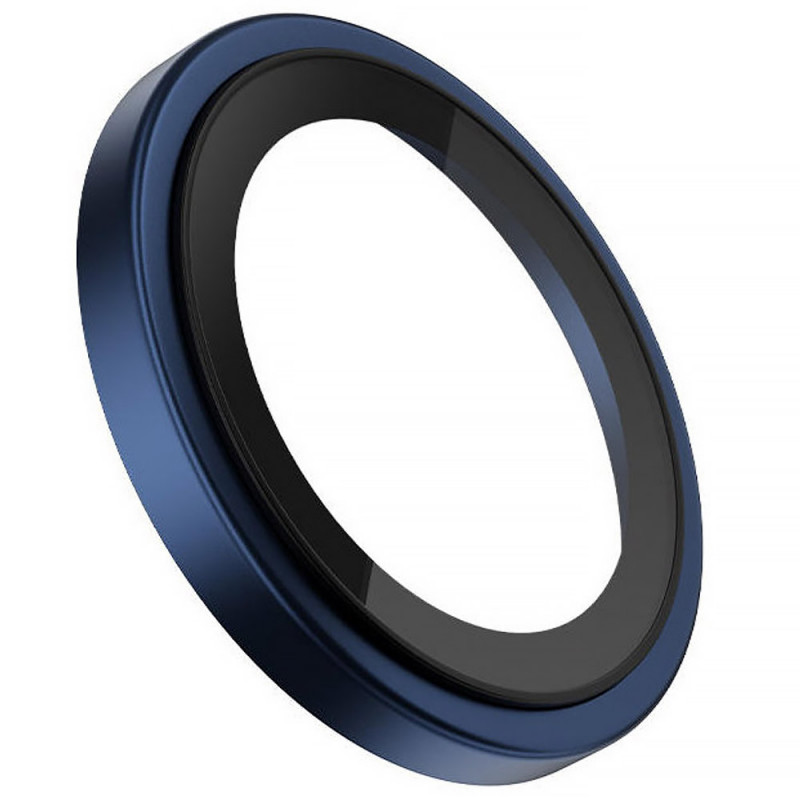 Фото Защитное стекло BlueO Metal на камеру для Apple iPhone 17 Pro / 17 Pro Max (Темно-синий / Dark Blue) на vchehle.ua