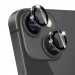 Защитное стекло Metal Classic на камеру (в упак.) для Apple iPhone 14 (6.1") / 14 Plus (6.7") (Черный / Midnight) в магазине vchehle.ua