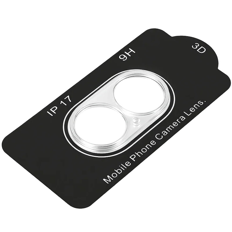 Захисне скло на камеру Full Block (тех.пак) на Apple iPhone 17 (6.3")