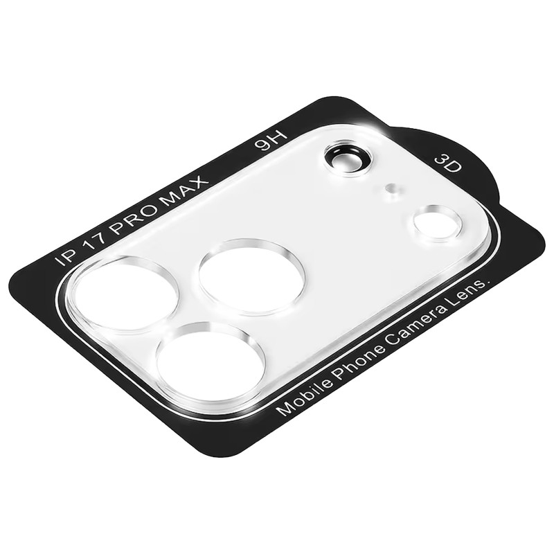 Захисне скло на камеру Full Block (тех.пак) на Apple iPhone 17 Pro Max (6.9")