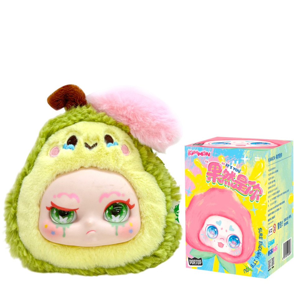 Коллекционная мягкая игрушка с кольцом "Забавные фрукты" POP TOP