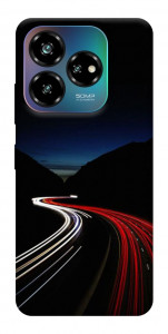 Чехол Красно-белая дорога для ZTE Nubia V60