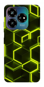 Чехол Neon hexagon для ZTE Nubia V60