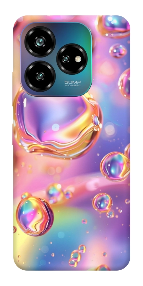 Чехол Neon bubbles для ZTE Nubia V60