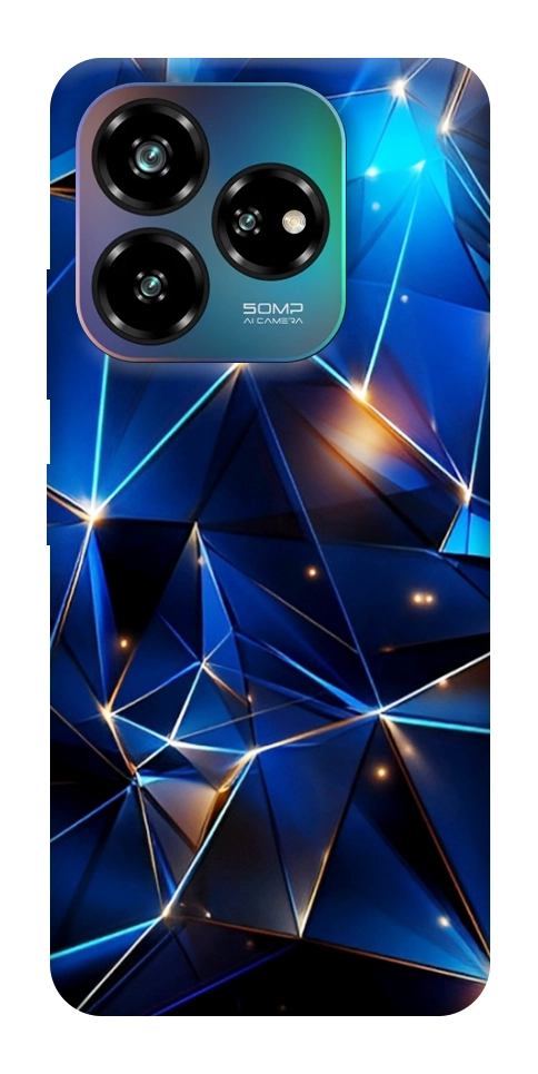 Чехол Abstract purple pattern для ZTE Nubia V60