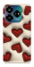 Чехол Выпуклые сердца для ZTE Nubia V60