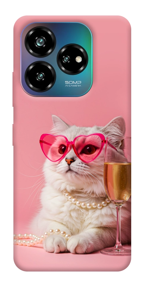 Чехол Pinky cat для ZTE Nubia V60