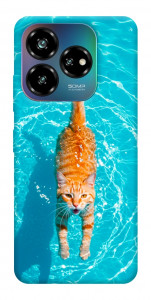 Чохол Cat swimming для ZTE Nubia V60