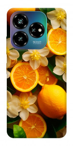 Чохол Лимони та квіти для ZTE Nubia V60
