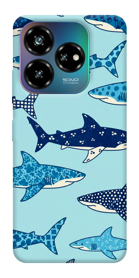 Чохол Shark pattern для ZTE Nubia V60