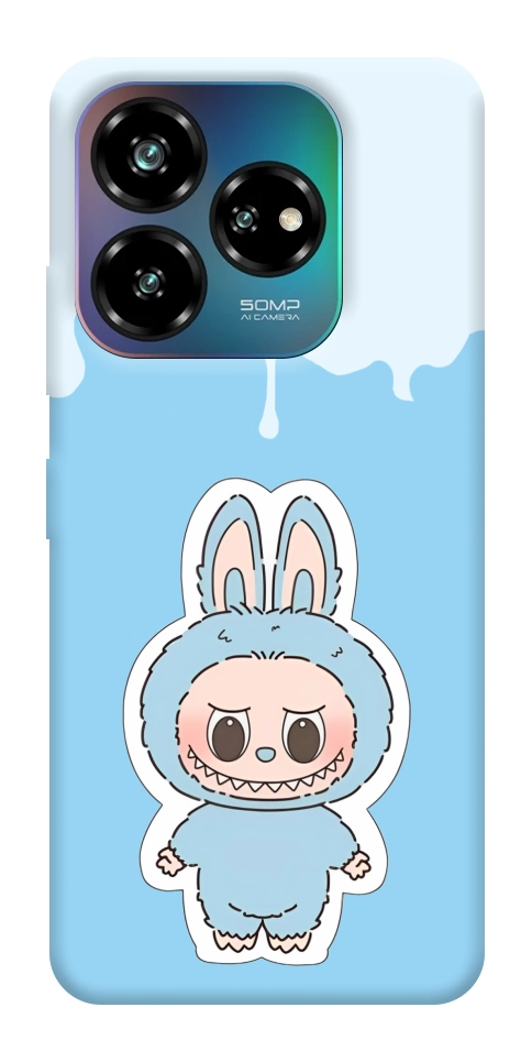 Чехол Labubu blue для ZTE Nubia V60