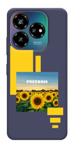 Чехол Квітуча свобода для ZTE Nubia V60