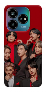 Чехол BTS in red для ZTE Nubia V60