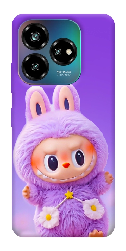 Чехол Labubu purple для ZTE Nubia V60
