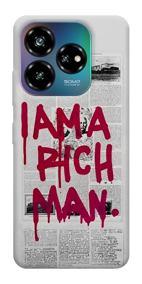 Чехол Mom I am a rich man для ZTE Nubia V60