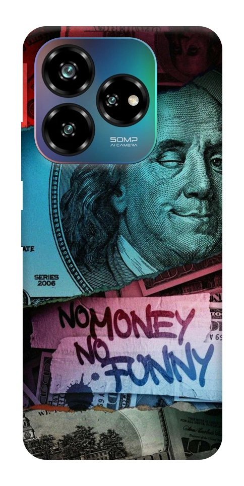 Чехол No money no funny для ZTE Nubia V60
