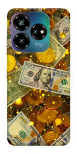 Чохол Gold and dollars для ZTE Nubia V60