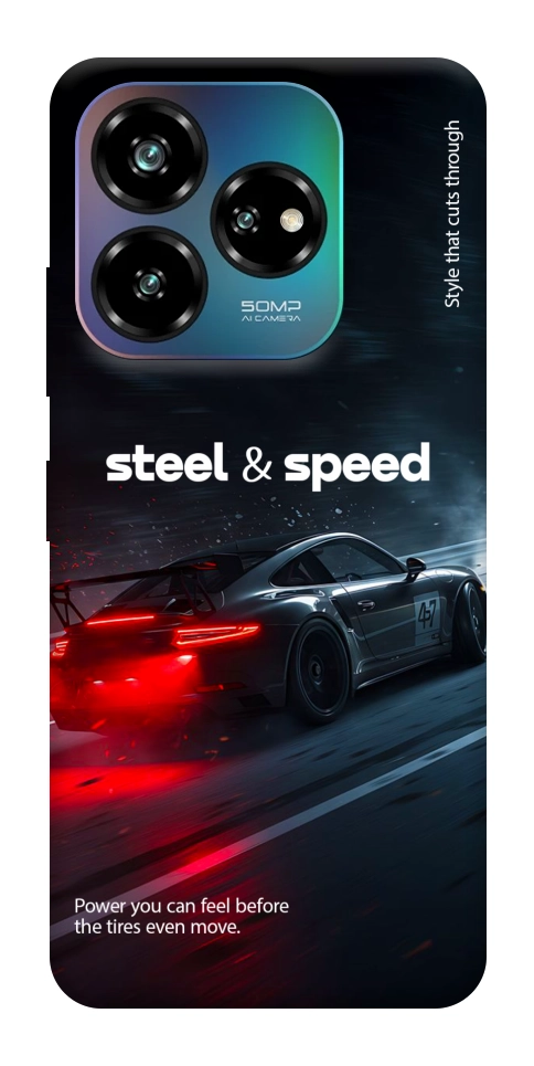 Чехол Black and red care для ZTE Nubia V60