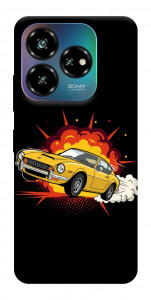 Чохол Retro comics car black для ZTE Nubia V60