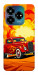 Чехол Retro comics car для ZTE Nubia V60