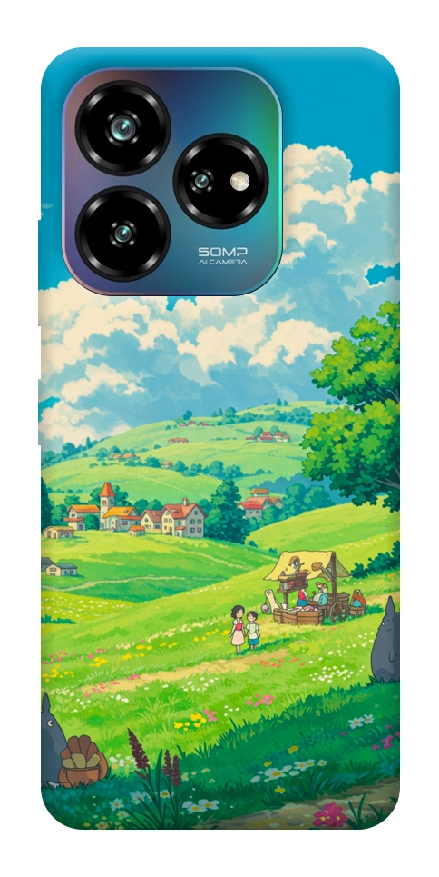 Чехол Miyazaki landscape для ZTE Nubia V60