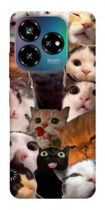 Чехол Сats сollage для ZTE Nubia V60