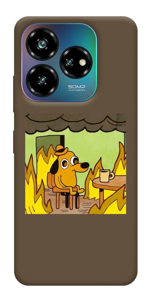 Чехол Dog in the fire для ZTE Nubia V60