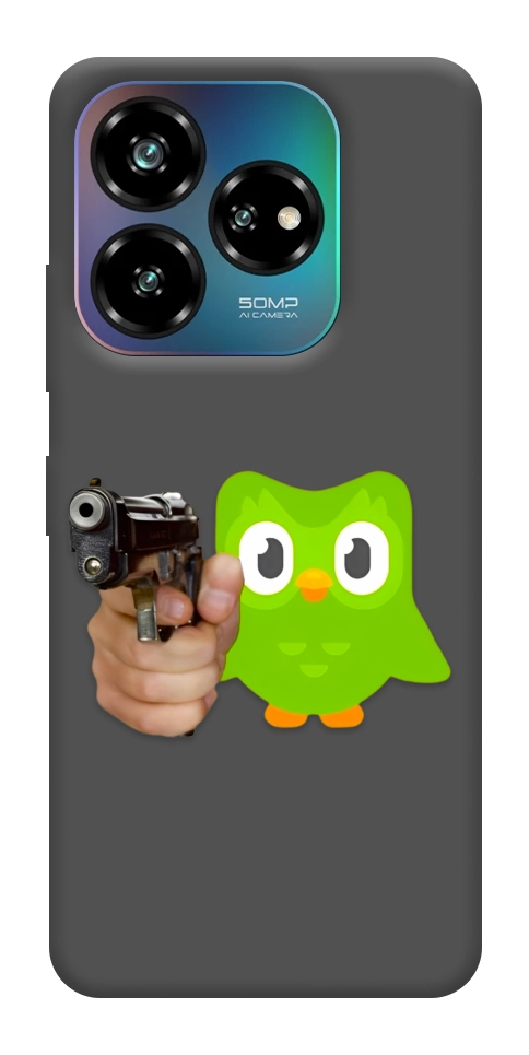 Чехол Duolingo meme для ZTE Nubia V60