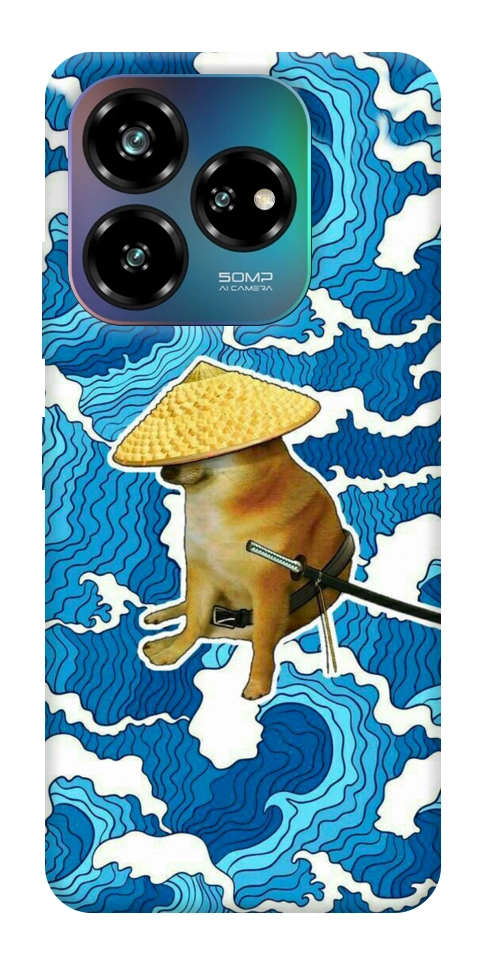 Чехол Sad dog samurai для ZTE Nubia V60