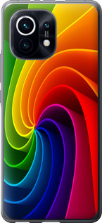 Чехол для Xiaomi Mi 11 Радужный вихрь