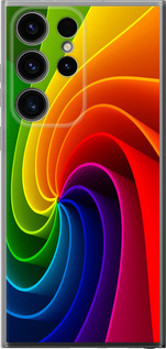 Чехол для Samsung Galaxy S24 Ultra Радужний вихор