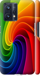Чехол для Realme 9 Pro Plus Радужный вихрь