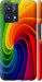 Чехол для Realme 9 Pro Plus Радужный вихрь
