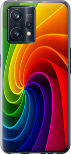 Чехол для Realme 9 Pro Plus Радужный вихрь
