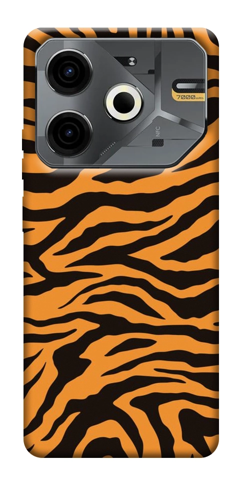 Чехол Tiger print для TECNO Pova 6 Neo (LI6)