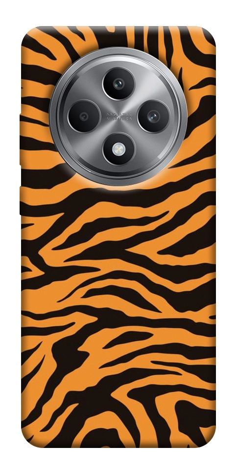 Чехол Tiger print для Oppo Reno 12 F 4G