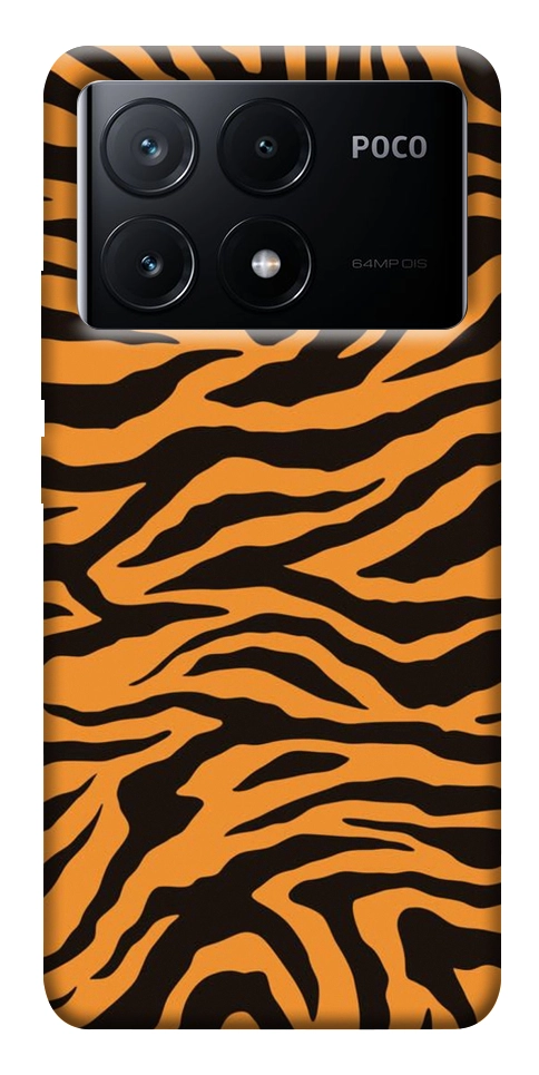 Чехол Tiger print для Xiaomi Poco X6 Pro