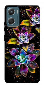 Чохол Flowers on black для Motorola Moto G06