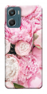 Чохол Pink peonies для Motorola Moto G06