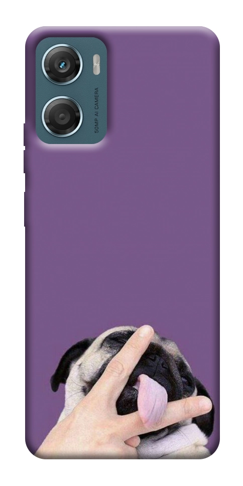 Чохол Мопс для Motorola Moto G06