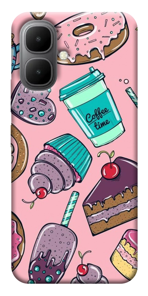 Чохол Coffee time для Infinix Smart 10