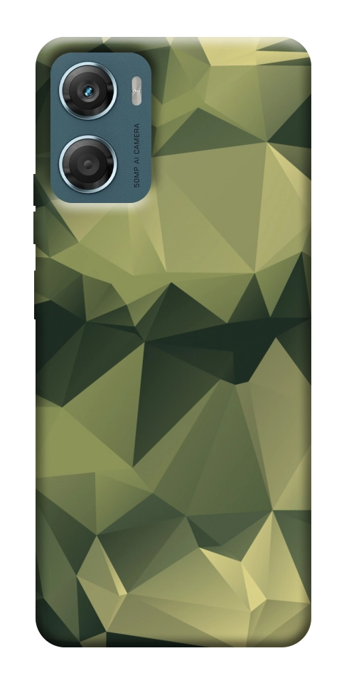 Чехол Треугольный камуфляж 2 для Motorola Moto G06