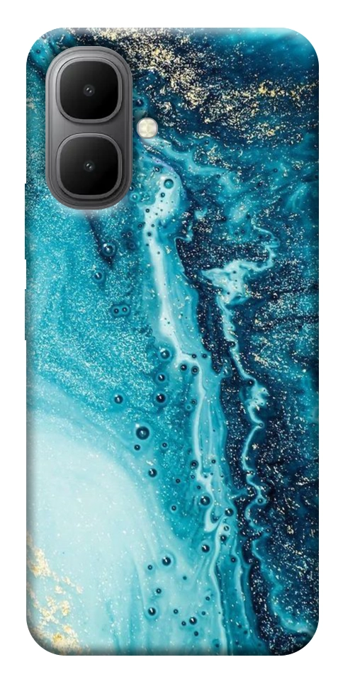 Чохол Блакитна фарба для Infinix Smart 10