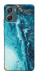 Чохол Блакитна фарба для Motorola Moto G06