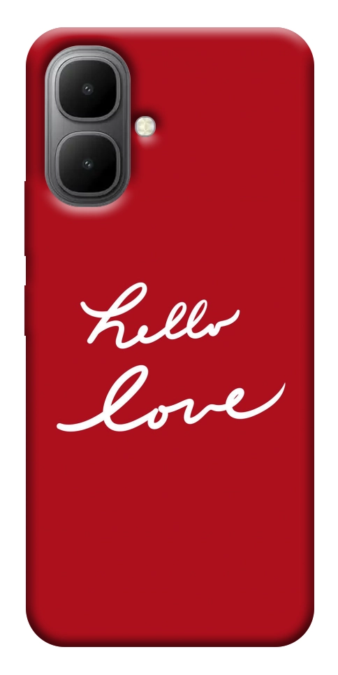 Чохол Hello love для Infinix Smart 10