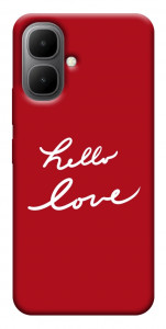 Чехол Hello love для Infinix Smart 10